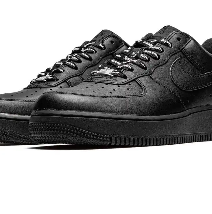 1 Low Black Nike Supreme Air Force 0616